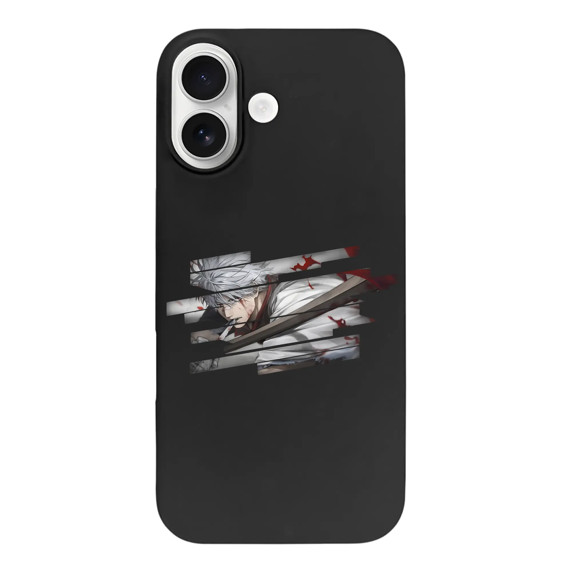 銀魂 グッズ 坂田 銀時 - iPhone 17 シリーズ シリコンケース 薄型 耐衝撃 指紋防止 ソフトタッチカバー 精密フィット 傷防止 保護ケース iPhone 17/17 Air/17 Pro/17 Pro Max 対応